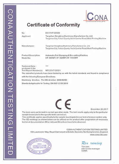 Certificações  
