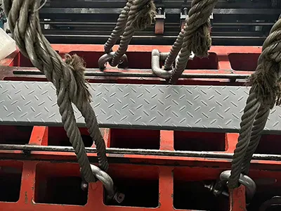 Orientação para elevação para diferentes pontos de elevação de equipamentos