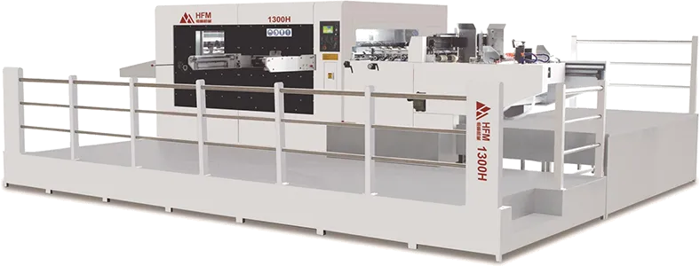 Máquina de corte e vinco plana automática (até 350 ton)