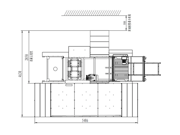 Máquina de corte e vinco plana automática